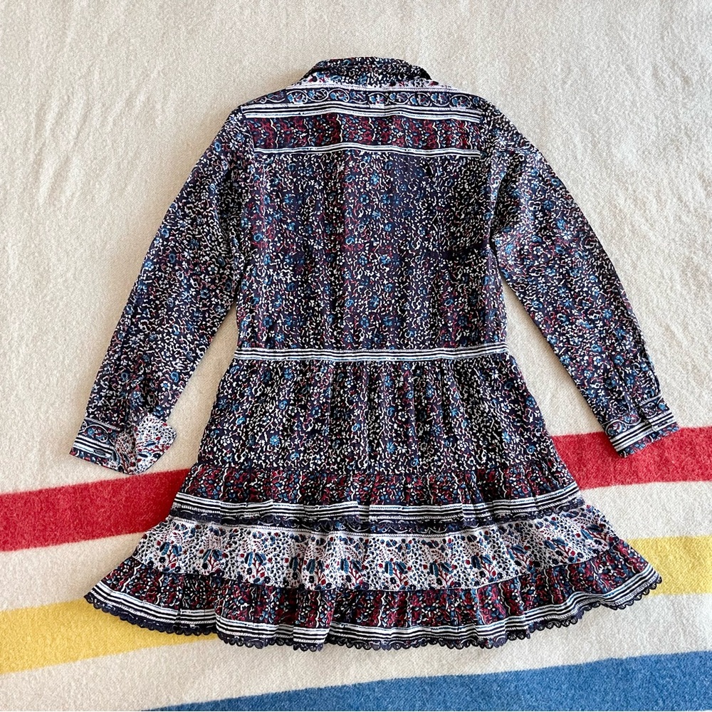 Bell by Alicia Bell Blake long sleeve shirt dress (blue/multi) - Picture 10 of 11